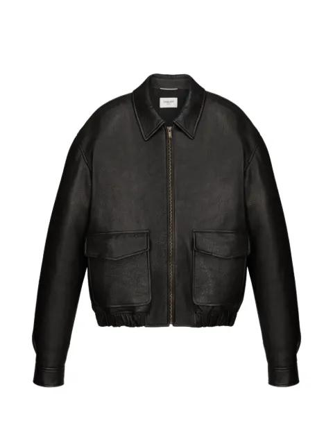 flap-pocket jacket by SAINT LAURENT
