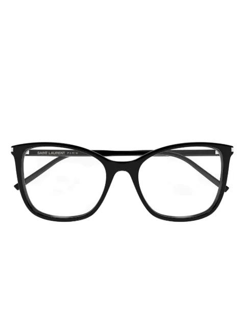 geometric glasses by SAINT LAURENT
