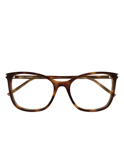 geometric glasses by SAINT LAURENT
