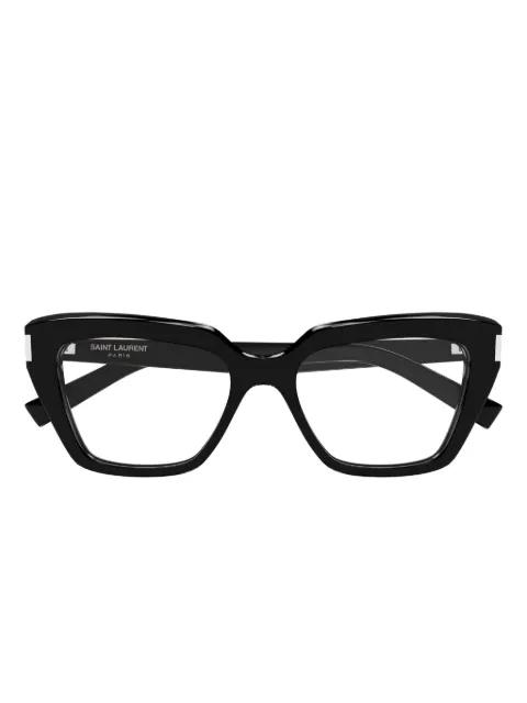 geometric glasses by SAINT LAURENT