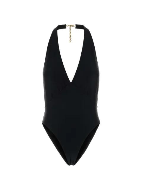 halterneck swimsuit by SAINT LAURENT
