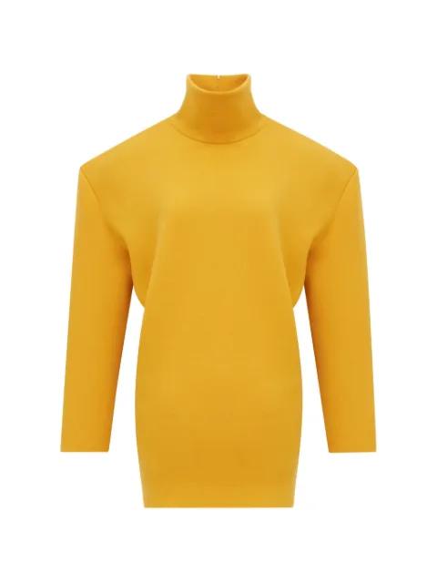 high-neck mini dress by SAINT LAURENT