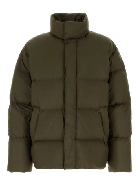high-neck puffer coat by SAINT LAURENT