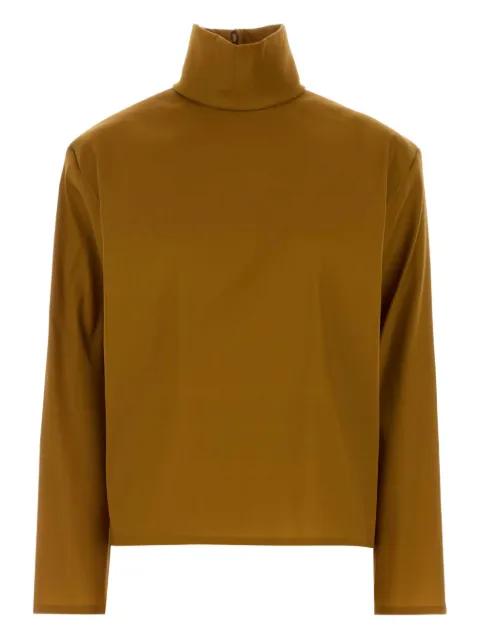 high-neck top by SAINT LAURENT