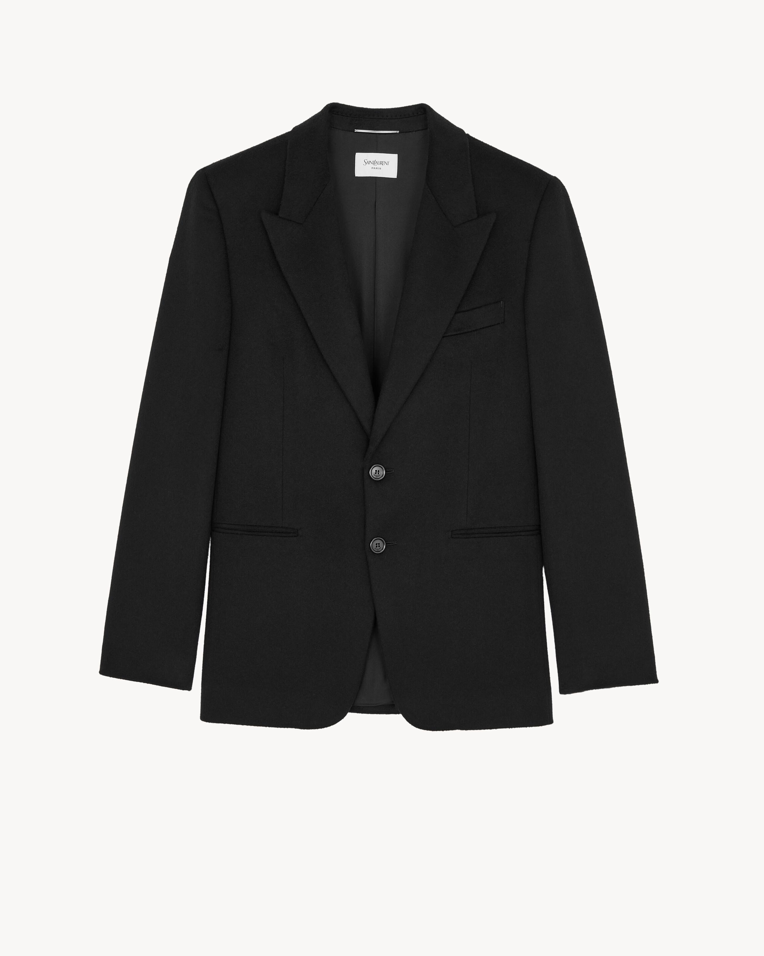 jacket in wool cashmere by SAINT LAURENT