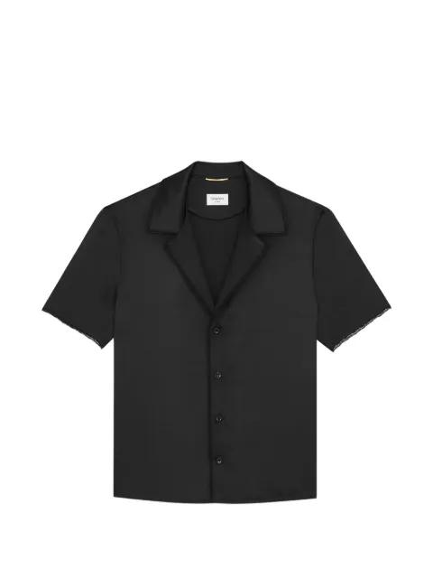 lace-trim silk shirt by SAINT LAURENT