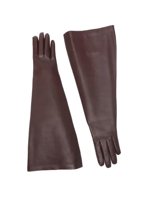 leather gloves by SAINT LAURENT