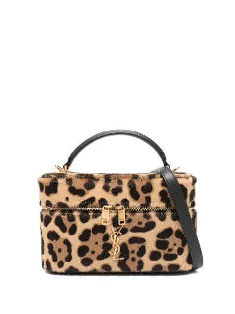 leopard-print mini bag by SAINT LAURENT