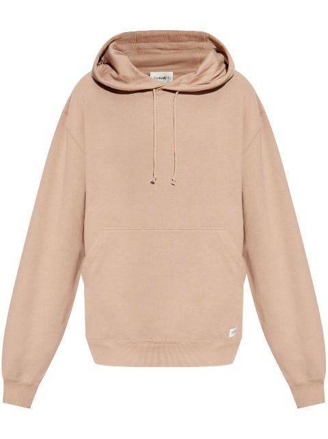 logo-appliqué hoodie by SAINT LAURENT
