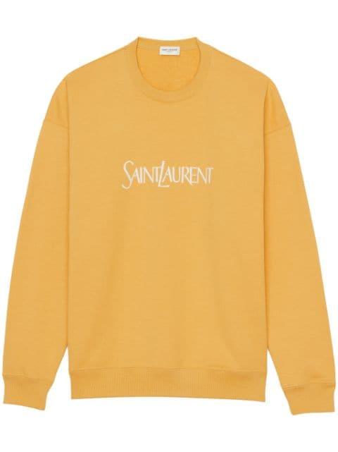logo-embroidered sweatshirt by SAINT LAURENT