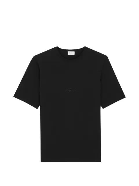 logo-embroidery T-shirt by SAINT LAURENT