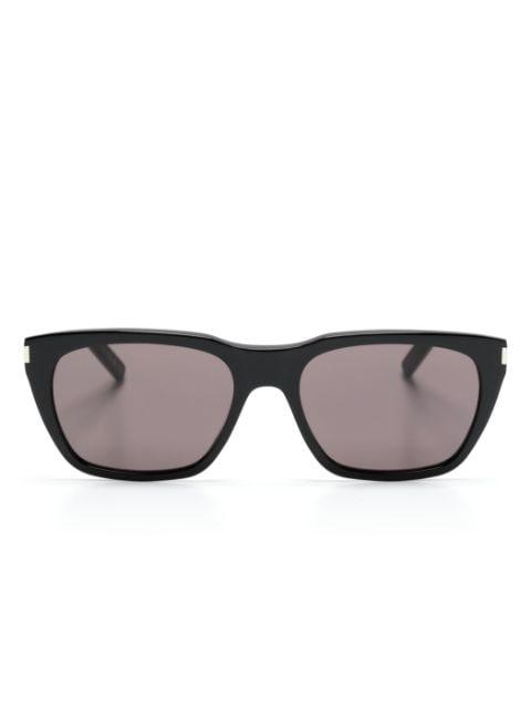 logo-engraved-arm cat-eye sunglasses by SAINT LAURENT