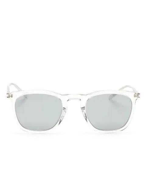 logo-engraved square-frame sunglasses by SAINT LAURENT