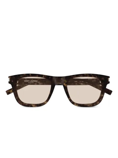 logo-engraved sunglasses by SAINT LAURENT