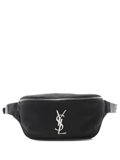 logo-plaque belt bag by SAINT LAURENT 