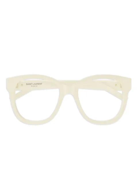 logo-plaque glasses by SAINT LAURENT