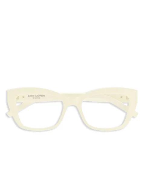 logo-plaque glasses by SAINT LAURENT