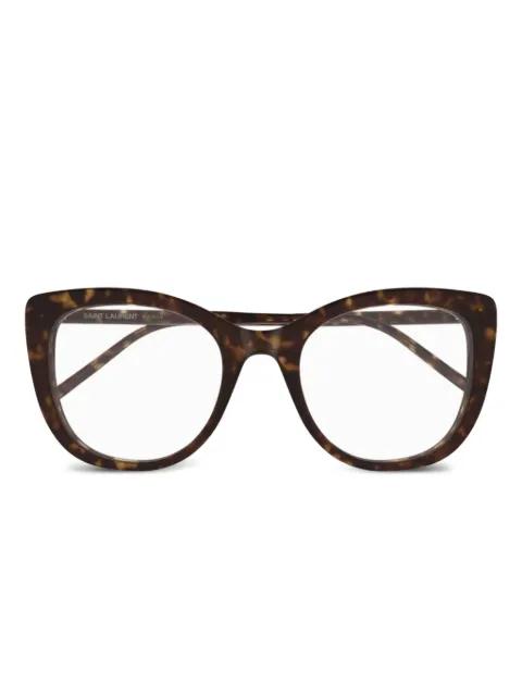 logo-print glasses by SAINT LAURENT