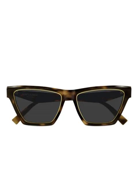 logo-print sunglasses by SAINT LAURENT