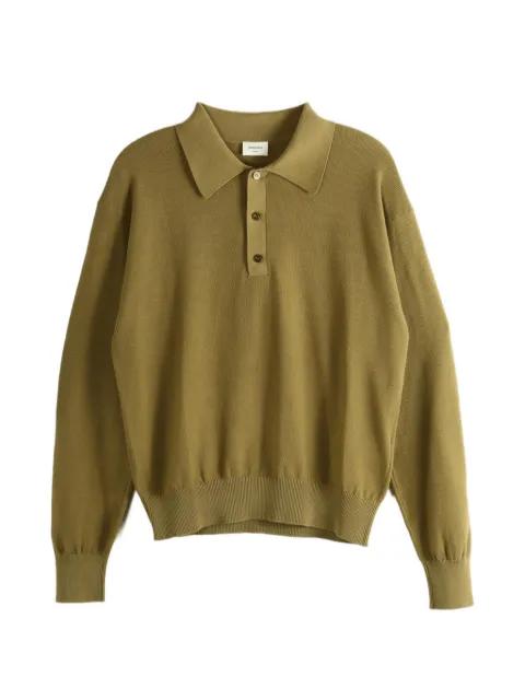 long-sleeved polo shirt by SAINT LAURENT