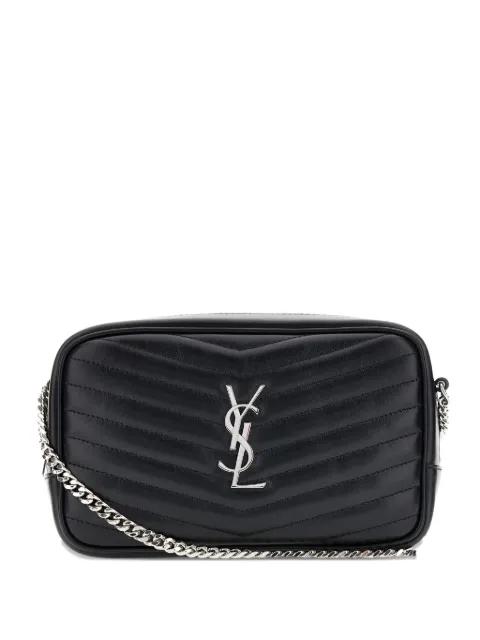 mini Lou quilted chain-strap shoulder bag by SAINT LAURENT
