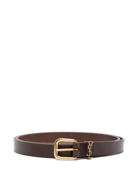 monogram buckle belt by SAINT LAURENT