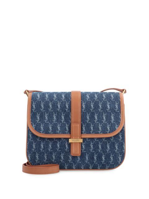 monogram denim crossbody bag by SAINT LAURENT
