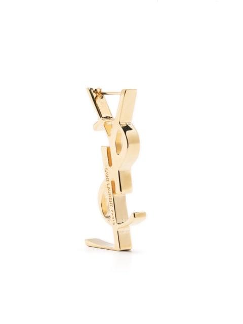 monogram-lettering earring by SAINT LAURENT
