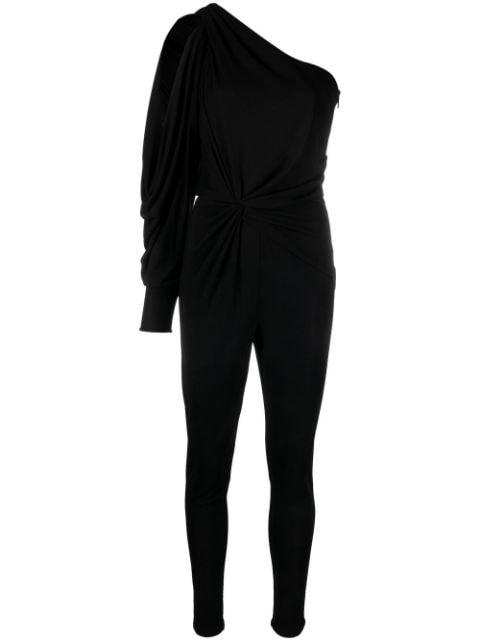 one-shoulder jumpsuit by SAINT LAURENT