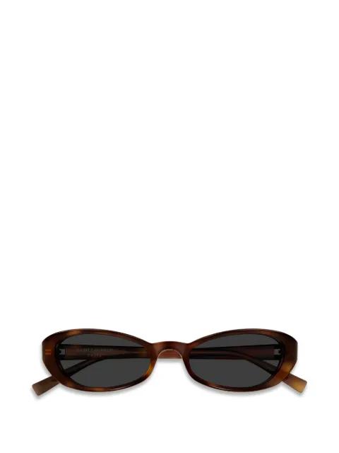 oval-frame sunglasses by SAINT LAURENT