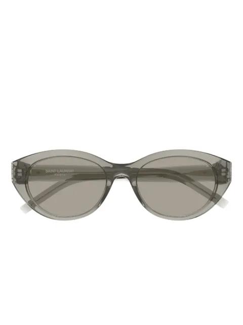 oval-frame sunglasses by SAINT LAURENT