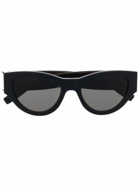 oval-frame sunglasses by SAINT LAURENT