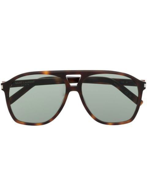 oversize-frame sunglasses by SAINT LAURENT