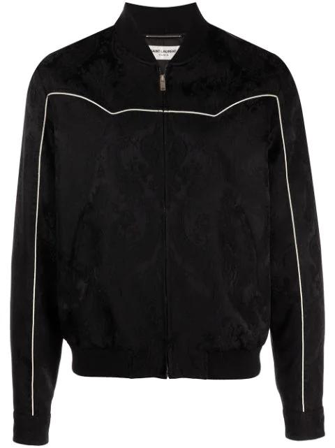 paisley-print bomber jacket by SAINT LAURENT