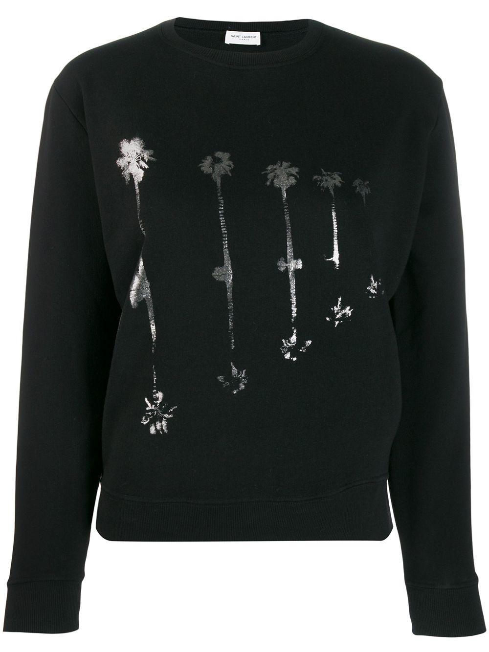 palm tree print sweatshirt by SAINT LAURENT