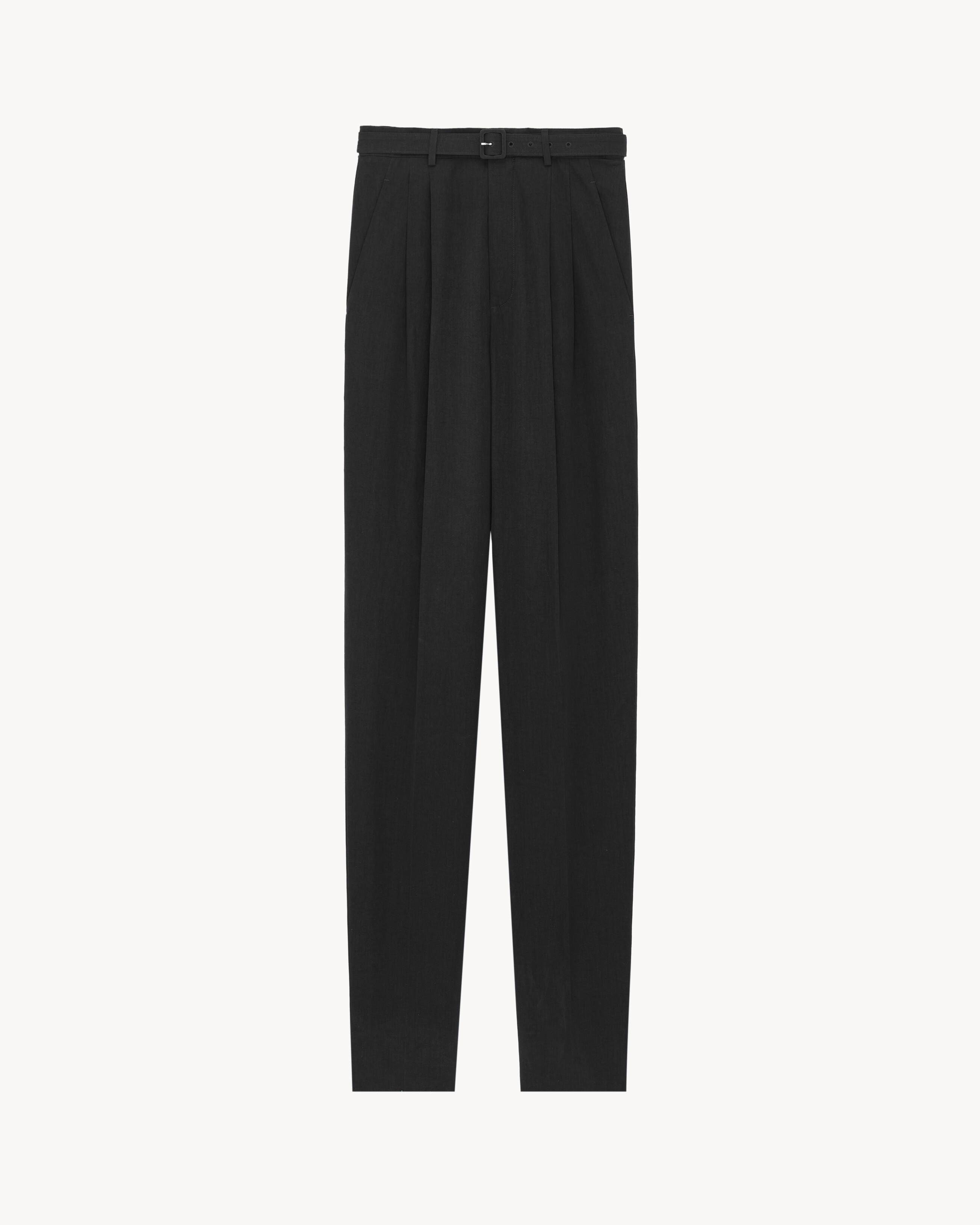 pants in cotton poplin by SAINT LAURENT