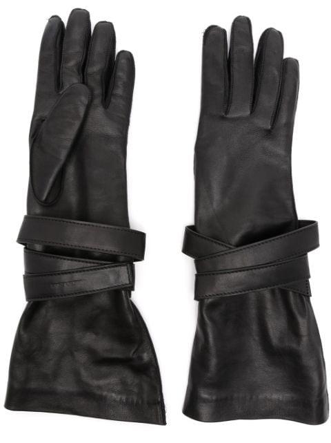pilot panelled gloves by SAINT LAURENT