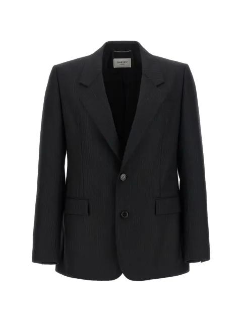 pinstripe wool blazer by SAINT LAURENT