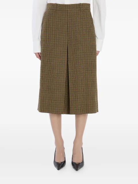 plaid-pattern cropped trousers by SAINT LAURENT