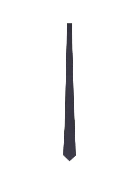 plain blue tie by SAINT LAURENT