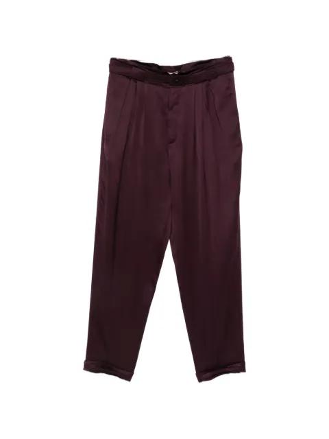 pleated belted trousers by SAINT LAURENT
