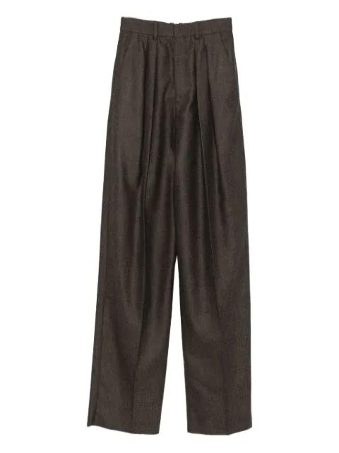 pleated cotton trousers by SAINT LAURENT
