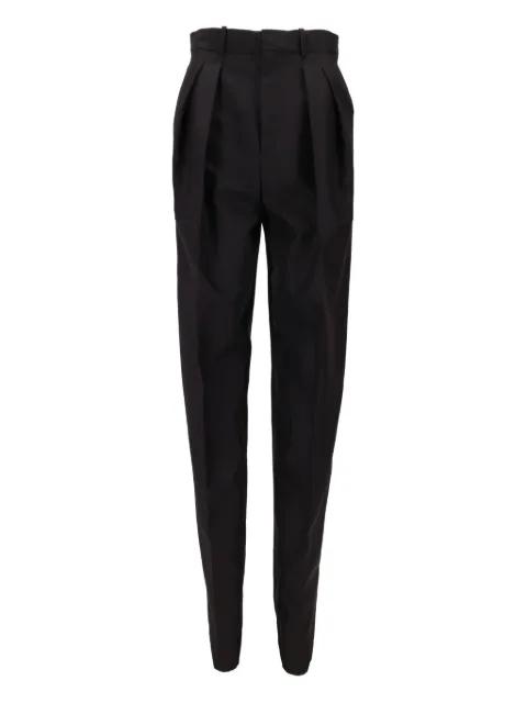 pleated-front straight trousers by SAINT LAURENT