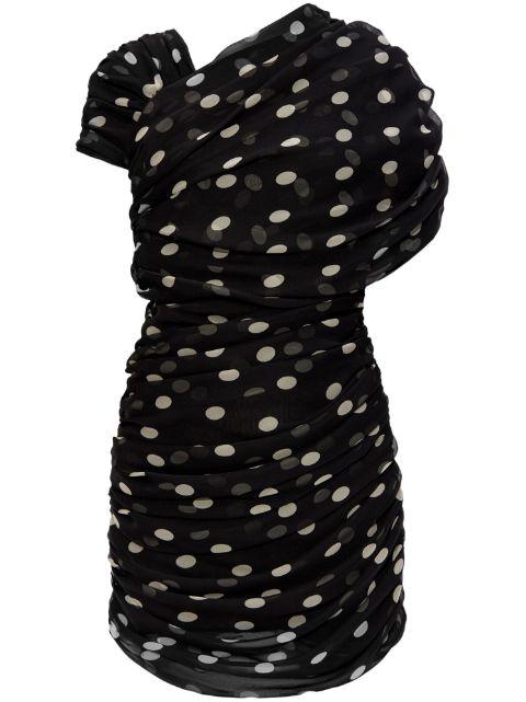 polka-dot mini dress by SAINT LAURENT