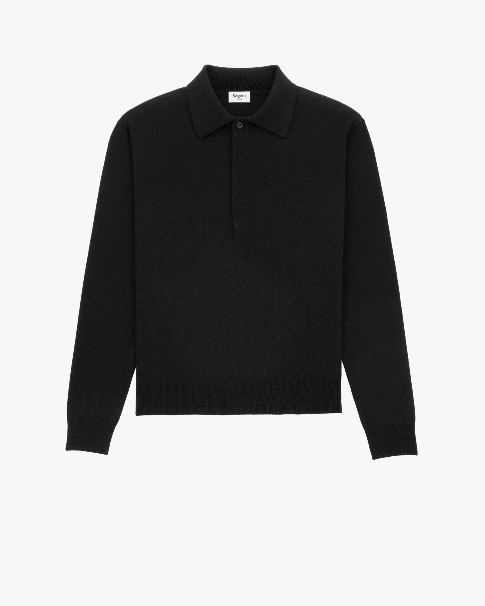 polo in wool by SAINT LAURENT