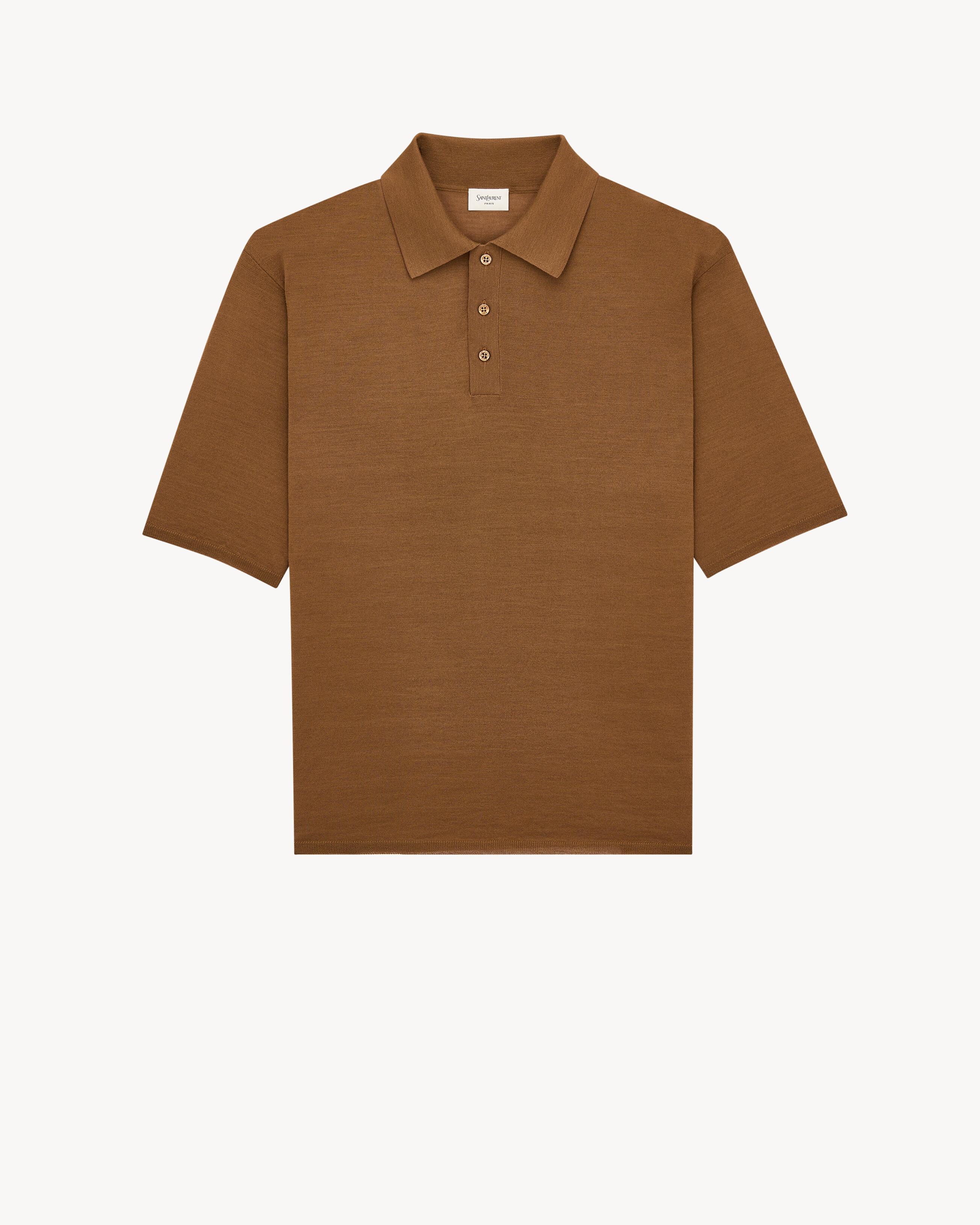 polo in wool by SAINT LAURENT