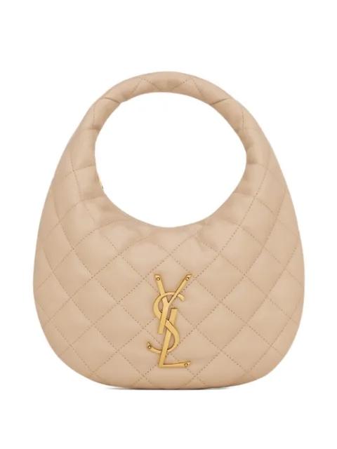 quilted logo tote bag by SAINT LAURENT