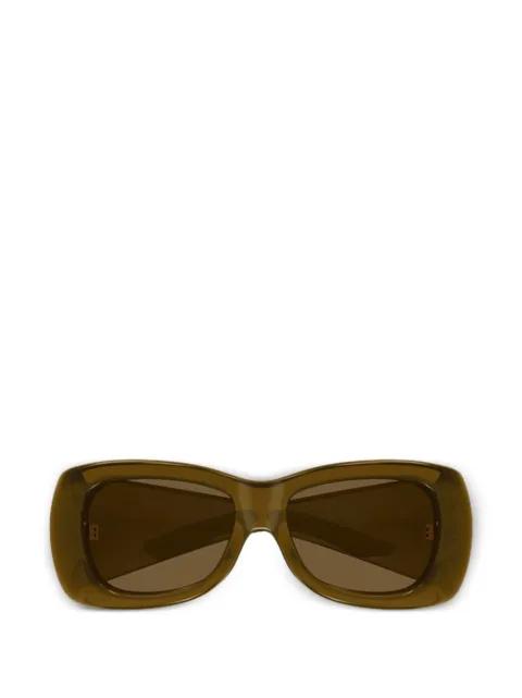 rectangle-frame sunglasses by SAINT LAURENT