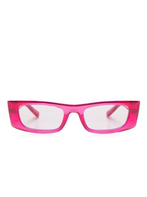 rectangle-frame sunglasses by SAINT LAURENT