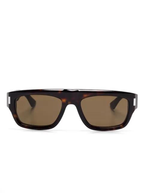rectangle-frame sunglasses by SAINT LAURENT
